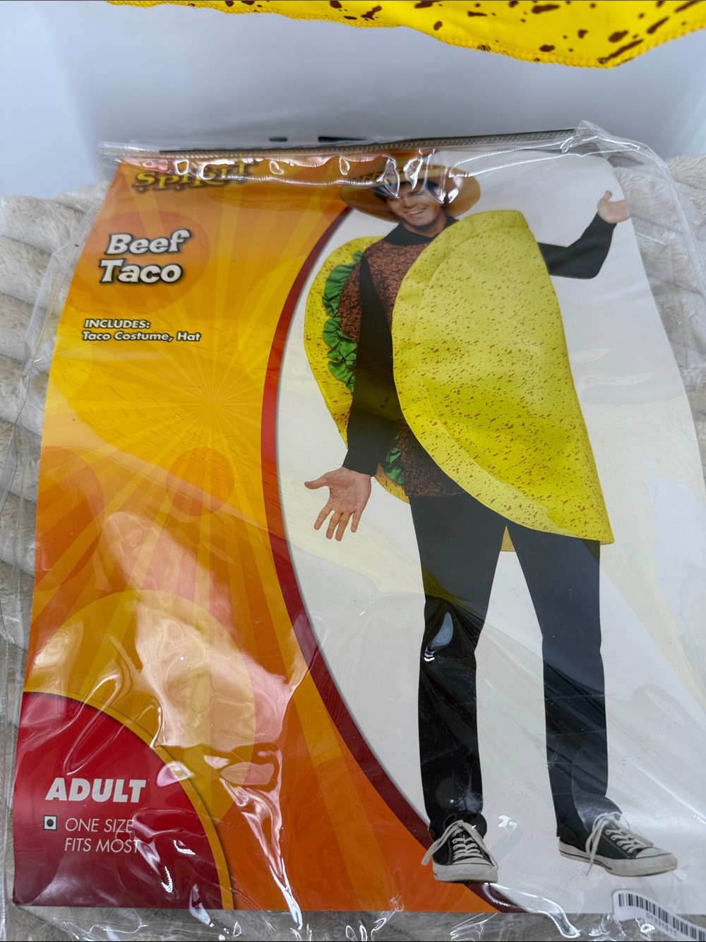 Adult Taco Costume one size - Picture 2 of 7
